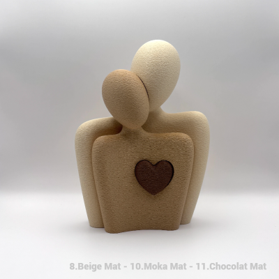 Couple amoureux avec coeur